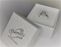 San Stino Di Livenza - Via Roma, 7 - Anello Guerretta Gioielli Donna Anello Zirconi in Oro bianco Zirconia GUERR95 - GUERR95